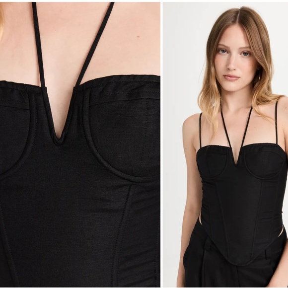 Lioness Del Gato Black Corset Top - Picture 3 of 3